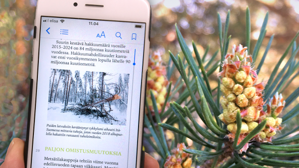 Metsäkustannuksen oppi-ja kurssikirjoja saa nyt myös e-kirjana.